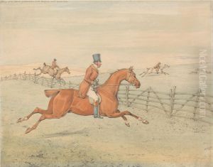 Going at a Rank of Hurdles with Temper and Resolution by Henry Thomas Alken