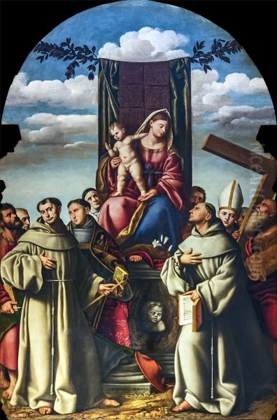 Virgin and Child Enthroned with Saints - view 1