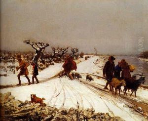 Return from the Market by Giovanni Battista Quadrone