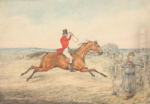 'Getting Across the Country Like a Gentleman' by Henry Thomas Alken