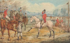 The Meet: 'With Bright Faces and Merry Hearts' by Henry Thomas Alken