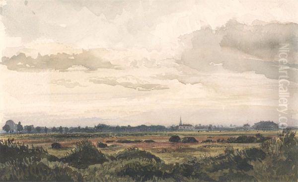 A View of Doncaster Racecourse, Drawn From Nature, Sept. 2, 1848 - view 1