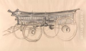 Sussex Farm Wagon by Robert Bevan