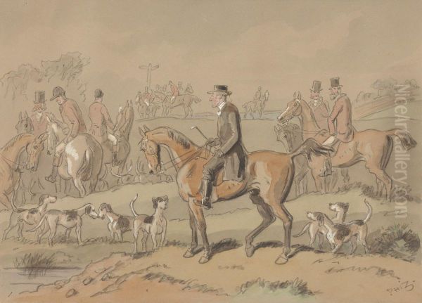 "The Sporting Parson at the Meet(ing) of His 'Dear Brethren' " - view 1