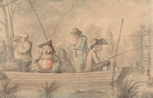 Patience in a Punt by Henry Bunbury