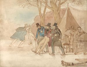 Skating in the Park by John James Chalon