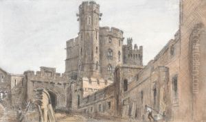 Windsor Castle - Devil's Tower, July 17, 1832 - 11 am by William Crotch