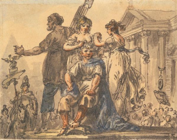 Forming the Civic Crown - view 1