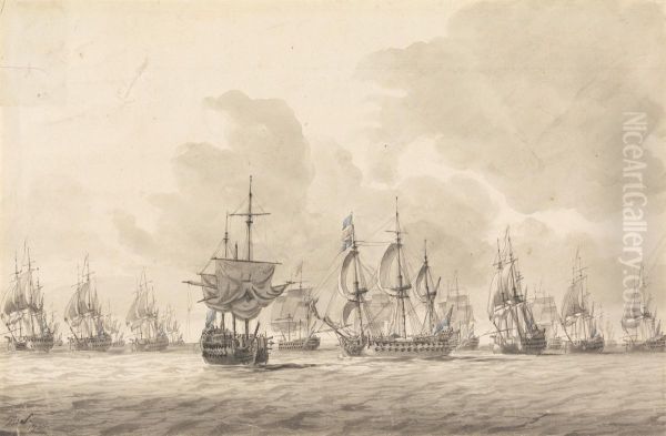The Battle of the Dogger Bank, 5th August, 1781 - view 1