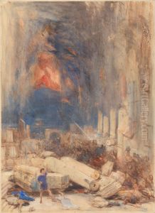 The Destruction of Pompeii by David Roberts