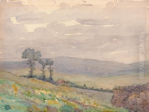 Landscape with Three Trees by Robert Bevan