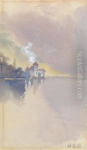 Chateau de Chillon by Hercules Brabazon Brabazon