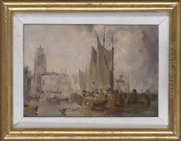 Venice, Sunset; And The Bacino, Venice - view 1