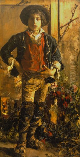 Shepherd boy in ciocie - view 1