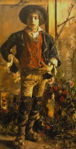 Shepherd boy in ciocie