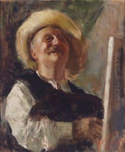 Self-portrait by Antonio Mancini