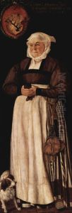 Portrat der Elsbeth Lochmann, Gattin des Zurcher Pannerherren Jacob Schwytzer by Tobias Stimmer