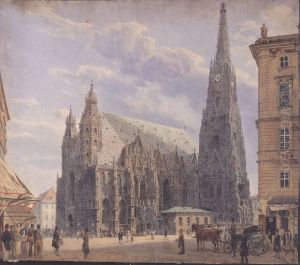 Der Stephansdom in Wien 1831-32 version)