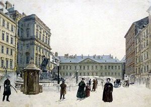 Palais Schwarzenberg (Neuer Markt) by Rudolf von Alt