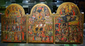 Triptych of the Just in Glory (Klontzas) Triptych of the Just in Glory (Klontzas)