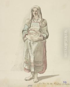 Peasant woman of a town in the Kingdom of Naples by David Allan