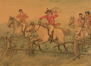 The Fox Hunt. by Randolph Caldecott