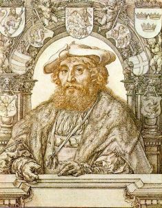 Portrait of King of Denmark by Jan Gossaert