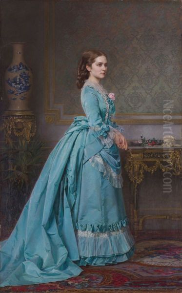 Portrait of a Lady in Blue - view 1