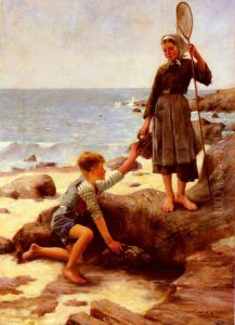 The little fishermen by Jules Bastien-Lepage