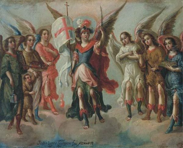 Saint Michel Triomphant, Entoure D'anges - view 1