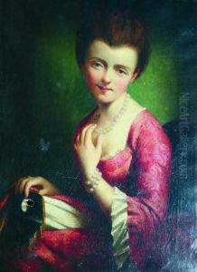 Portrait Of A Lady by Philip Hermogenes Calderon
