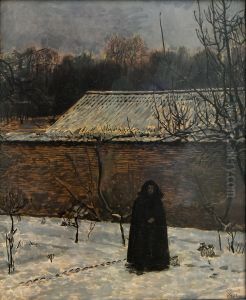 Day in winter by Xavier Mellery