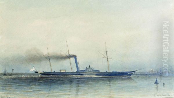 <<Imperatorskaa parovaa ahta "Aleksandria" 1852 goda.>> - view 1