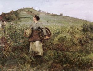 The grape harvest by Jules Bastien-Lepage