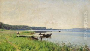 Summer morning at Vejlefjord with a view of Skyttehusodde and Munke-bjerg. Summer morning at Vejlefjord with a view of Skyttehusodde and Munke-bjerg.