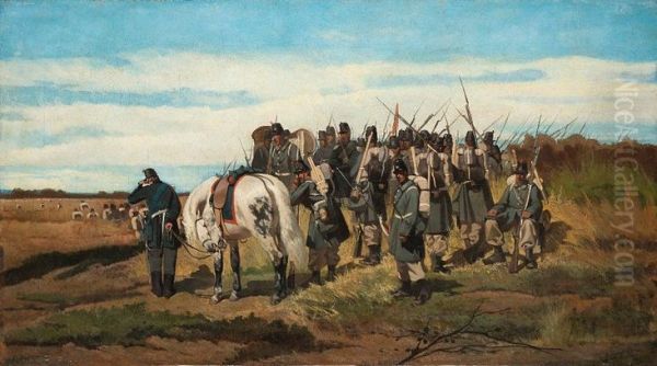 Infantry halt - view 1