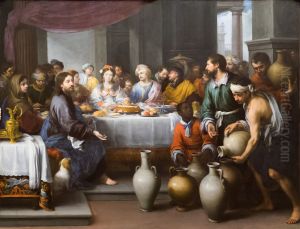 The Marriage Feast at Cana. by Bartolome Esteban Murillo
