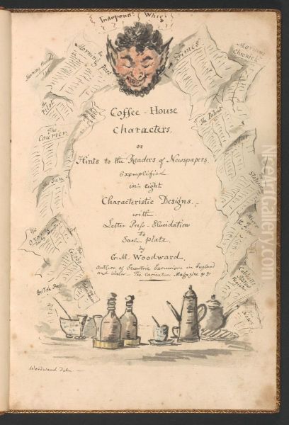 Coffee-House Characters, or Hints to the Readers of Newspapers Exemplified in Eight Characteristic Designs with Letter Press Elucidations to Each Plate - view 1