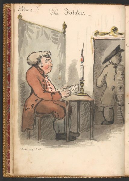 Coffee-House Characters, or Hints to the Readers of Newspapers Exemplified in Eight Characteristic Designs with Letter Press Elucidations to Each Plate - view 1