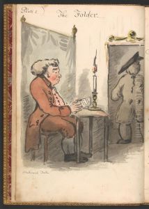 Coffee-House Characters, or Hints to the Readers of Newspapers Exemplified in Eight Characteristic Designs with Letter Press Elucidations to Each Plate by George Murgatroyd Woodward
