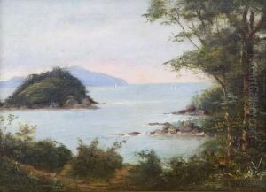 Paisagem Com Lago by Benedito Calixto De Jesus