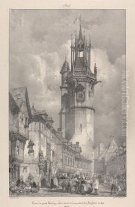Tour du Gros Horloge, Batie Souis la Domination des Anglais en 1417