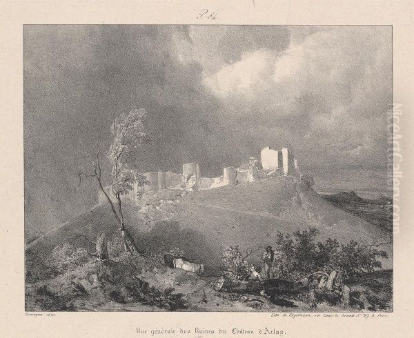Vue Generale des Ruines du Chateau d'Arlay - view 1