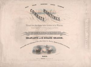 Combats Maritimes by Jean-Baptiste Henri Durand-Brager