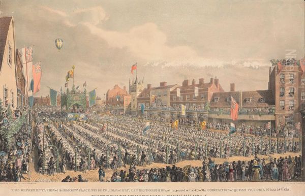 Market Place, Wisbech Isle of Ely, Cambridgeshire..., June 28, 1838 - view 1
