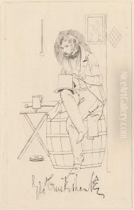 George Cruikshank, self-portrait by George Cruikshank I