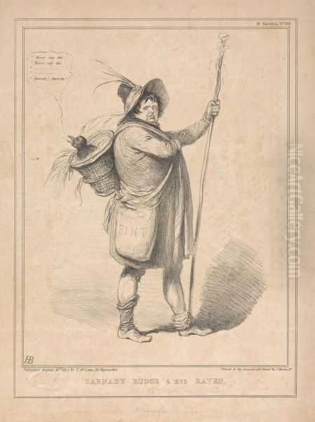 Barnaby Rudge and his Raven - view 1