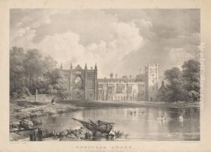 Newstead Abbey, The Seat of the Late Lord Byron by Louis Haghe