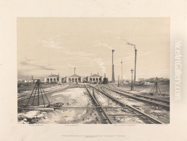 Locomotive and Stationery Engine House - view 1