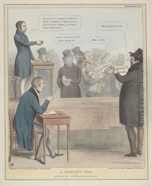 A Sherriff's Sale or Auction Extraordinary - view 1